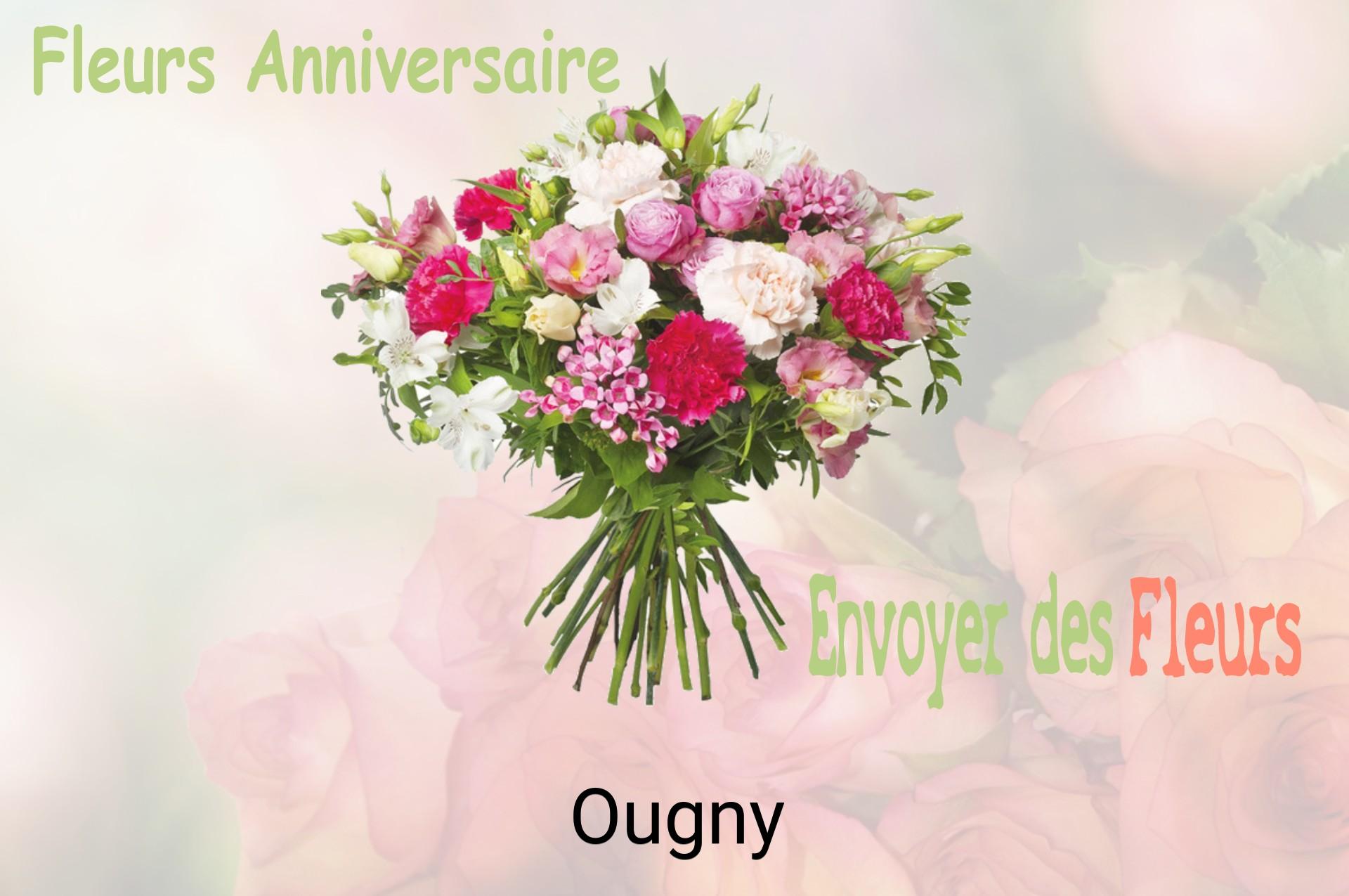 Bouquet de fleurs d’anniversaire livré à Ougny